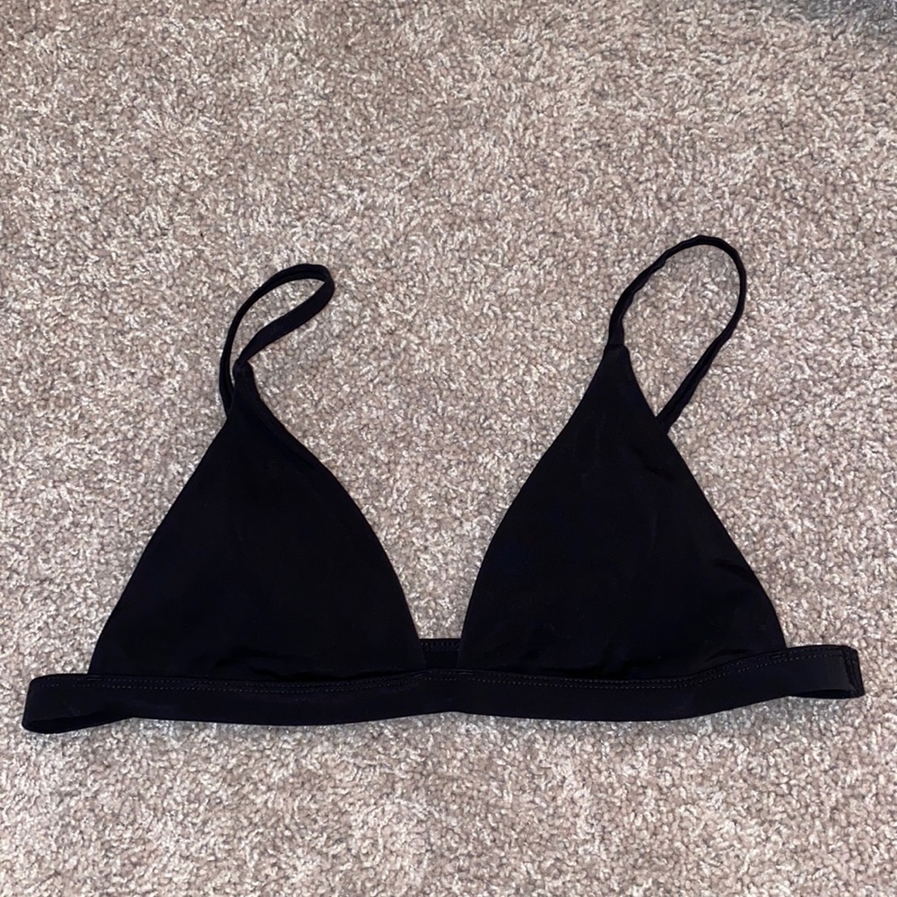 L. A. Hearts Black Bikini Top